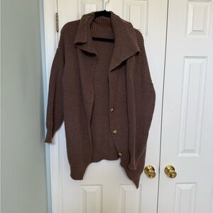 Anthropologie Brown Sweater